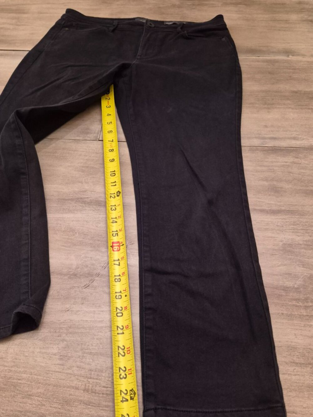J Jill Authentic Fit Slim Ankle Jeans Womens 10P Black Stretch Denim Pants - Picture 7 of 8